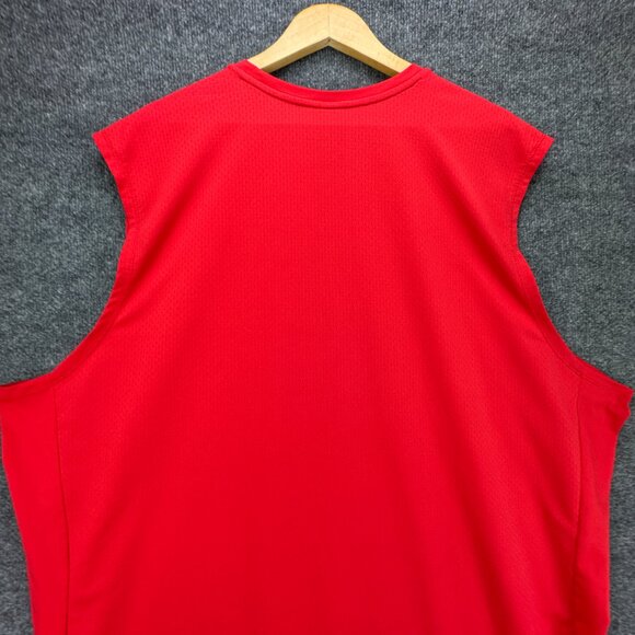 Nike Atlanta Hawks NBA Team-Issued Dri-Fit Practice Jersey 4XL Red 2017 HSE RARE - Picture 6 of 14